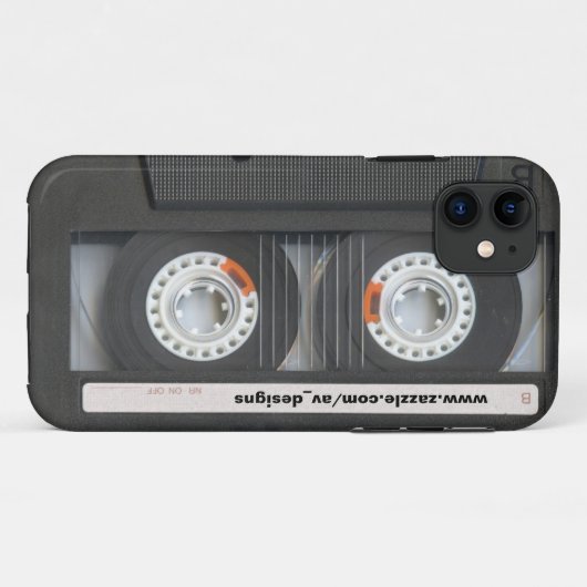 Eigen cassette Case-Mate iPhone case (Achterkant (horizontaal))