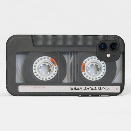 Eigen cassette Case-Mate iPhone case (Achterkant (horizontaal))