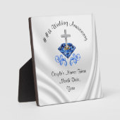 Eigen CHRISTELIJKE Jubileum voor weddenschappen Fotoplaat (Voorkant)