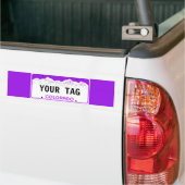 Eigen colorado-Bord bumper sticker (Op Truck)