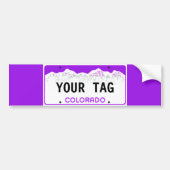 Eigen colorado-Bord bumper sticker (Voorkant)