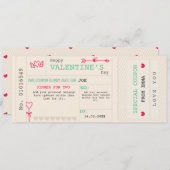 Eigen coupon Valentijnsdag coupon Feestdagenkaart (Voorkant / Achterkant)