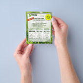 Eigen coupons voor Eigen LOGO voor Eigen zorg 1 Flyer (Hand)