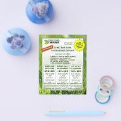 Eigen coupons voor Eigen LOGO voor Eigen zorg 1 Flyer (Enkel)