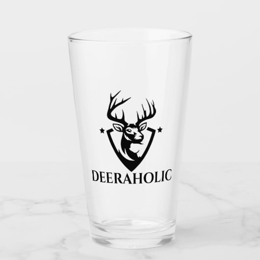 Eigen damesjagers-glas glas (Voorkant)