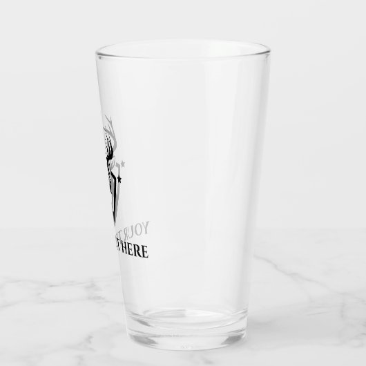 Eigen damesjagers-glas glas (Links)