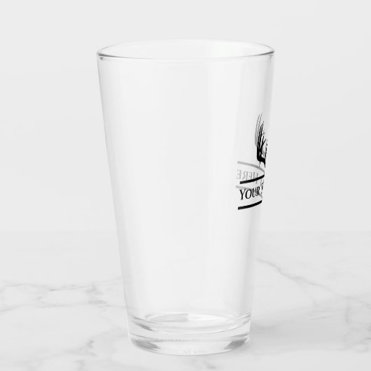 Eigen damesjagers-glas glas (Rechts)