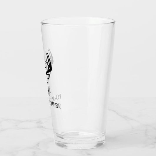 Eigen damesjagers-glas glas (Links)