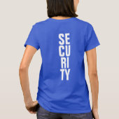 Eigen Deep Royal Blue Sjabloon T-shirt (Achterkant)