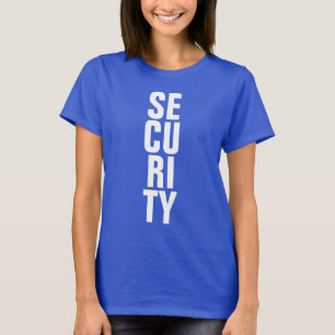 Eigen Deep Royal Blue Sjabloon T-shirt