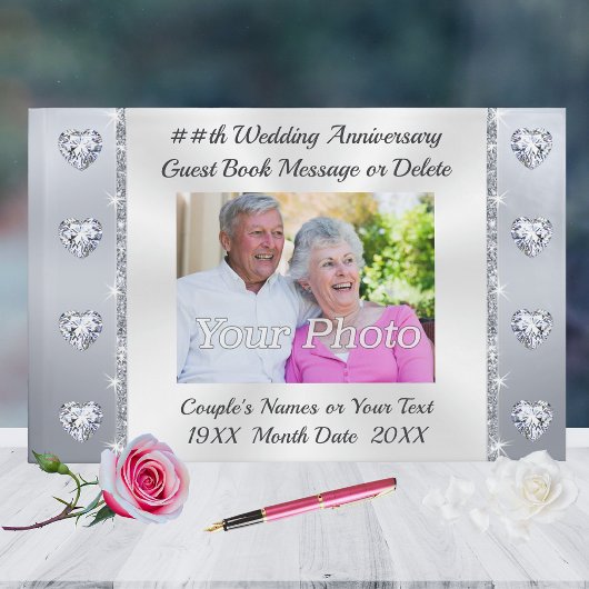 Eigen, Diamond Wedding Jubileum Guest Book Gastenboek