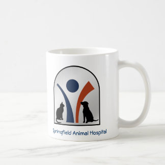Eigen dierlijk Logo met kat en hond Koffiemok