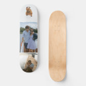 Eigen DIY 3-fotocollage toevoegen Persoonlijk Skateboard (Voorkant)