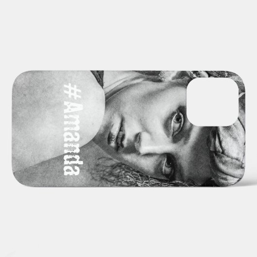 Eigen DIY Monogrammen, schattige fotokunst Case-Mate iPhone Case (Achterkant (horizontaal))