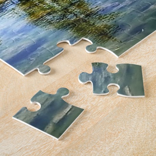 Eigen, dolomietenberg- en rivierlandschap legpuzzel (Zijkant)