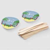 Eigen doxie-kerst in juli handwaaier (Niet-gemonteerd)