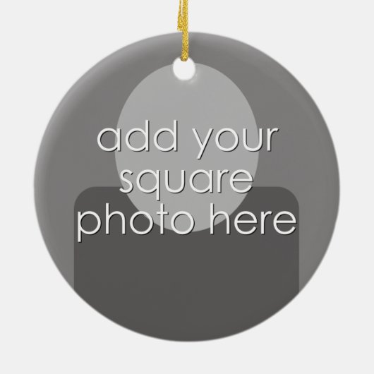 Eigen driestuarium van Emerald and Oranje Chevrons Keramisch Ornament (Achterkant)