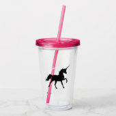 Eigen eenduidige heldere tumblers acryl drinkbeker (Achterkant)