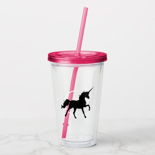 Eigen eenduidige heldere tumblers acryl drinkbeker (Achterkant)