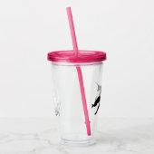 Eigen eenduidige heldere tumblers acryl drinkbeker (Links)