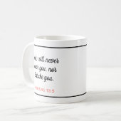 Eigen EMMANUEL PRINCE VAN VREDESKerstmis Koffiemok (Voorkant links)