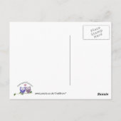 Eigen en eeuwig! Ontwerp van Cute Owl Briefkaart (Achterkant)