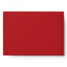 Eigen enveloppen voor rood kerstWenskaart