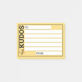 Eigen erkenning van verloving in kleur post-it® notes