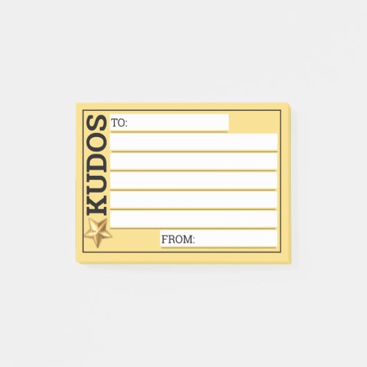 Eigen erkenning van verloving in kleur post-it® notes (Voorkant)