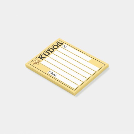 Eigen erkenning van verloving in kleur post-it® notes (Schuin)