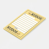 Eigen erkenning van verloving in kleur post-it® notes (Schuin)