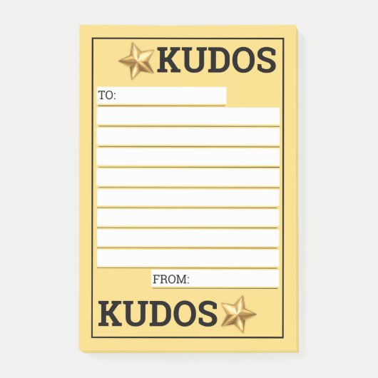 Eigen erkenning van verloving in kleur post-it® notes (Voorkant)