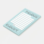 Eigen erkenning van verloving in kleur post-it® notes (Schuin)