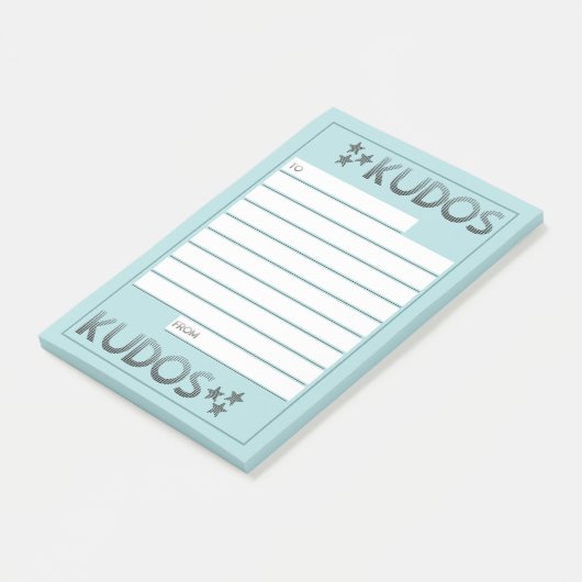 Eigen erkenning van verloving in kleur post-it® notes (Schuin)