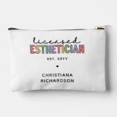 Eigen estheticiaanse cosmetoloog met licentie etui (Achterkant)