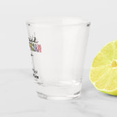 Eigen estheticiaanse cosmetoloog met licentie shot glas (Rechts)