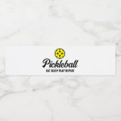 Eigen etiketten met pekelwater voor de wedstrijdda (Enkel label)