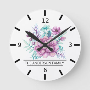 Eigen familie Peonies Bouquet Ronde Klok