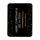 Eigen familie Vrolijk kerstfeest en zie Ya 2020 Magneet (Verticaal)