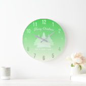 Eigen familienaam kerstmonogrammen grote klok (Huis)