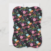 Eigen FIESTA Folk Art Trouw Bruidsmeisje Feest Kaart (Achterkant)