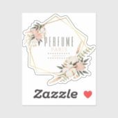 Eigen Floral Label Kiss-Cut-Sticker (Vel)