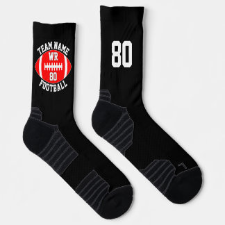Eigen Football Player Team Name Number Red Sokken