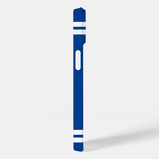 Eigen football-trutnummer atletische strepen Case-Mate iPhone case (Achterkant / Rechts)