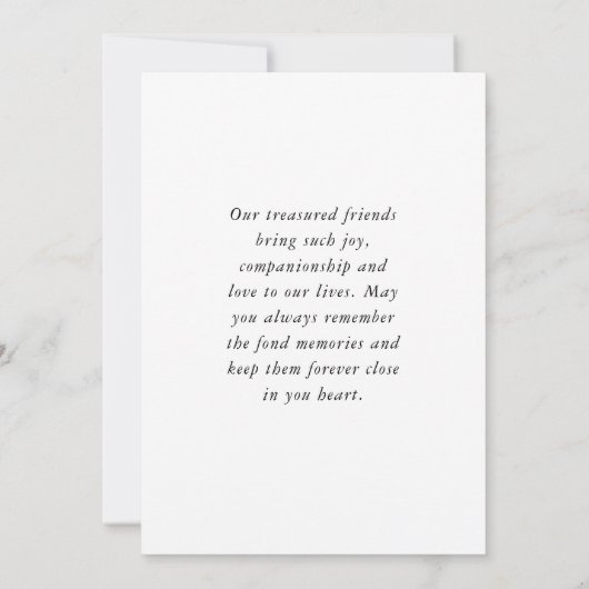 eigen foto afbeelding sympathie kaart (Achterkant)