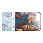 Eigen foto- en tekstpatroon Etnische paisley Case-Mate iPhone Case (Achterkant (Horizontaal))