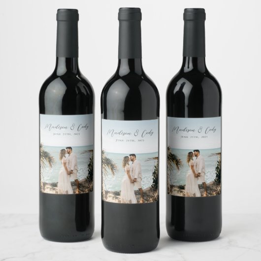 Eigen foto Etiket op flesfles Birthday Weddenschap (Flessen)