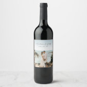 Eigen foto Etiket op flesfles Birthday Weddenschap (Voorkant)