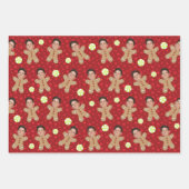 Eigen foto Gingerbrood voor kerstmis Prints Inpakpapier Vel (Voorkant)