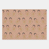 Eigen foto Gingerbrood voor kerstmis Stippen Inpakpapier Vel (Voorkant 2)